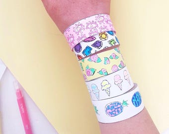 Braccialetti dell'amicizia stampabili su carta, lavoretti da colorare per bambini, colorare per preadolescenti, lavoretti da colorare per ragazze, lavoretti di carta