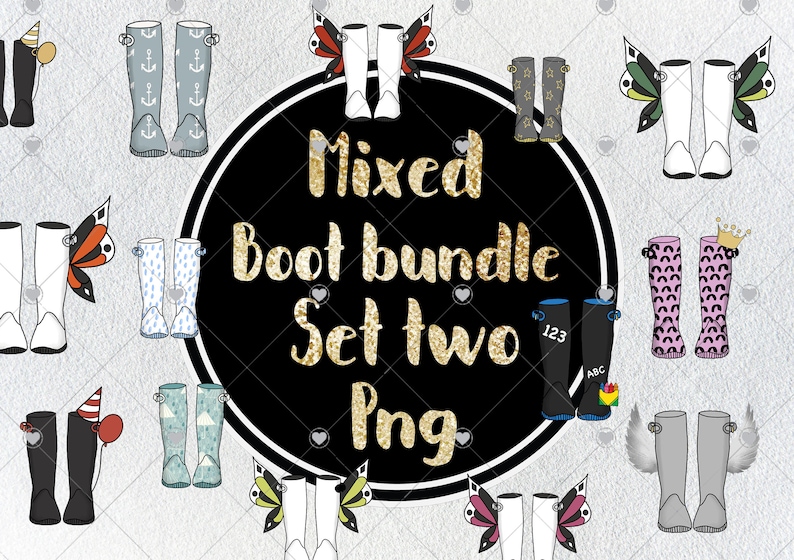 Download Family Clipart Cartoons Instant Download Wellington Boot Clipart Welly Boot Personalised Family Boots Best Friend Characters Art Collectibles Digital Prints Kromasol Com