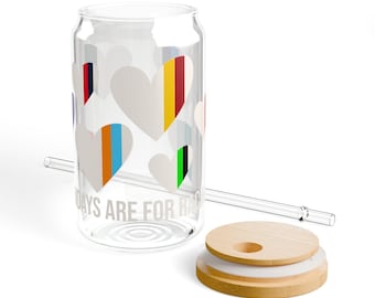 F1 Team Colors Glas Sipper Tasse mit Deckel & Strohhalm | ""Sundays Are For Racing"" Iced Coffee Travel Mug | Formel 1 Valentinstagsgeschenk für Sie
