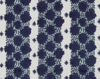 TILTON FENWICK -- Handmade Decorative Designer Toss Accent Pillow Cushion Cover Case (Botanical Floral - Blue Aqua Beige Ivory)