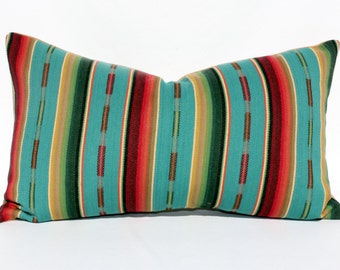 LAURA & KIRAN -- Navajo /  Mid Modern Century Decorative Pillow Cover (Home Decor, Designer Pillow Cover, Toss Pillow)