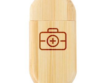 8Gb USB Gift for All Occasions Aries 8Gb Bamboo USB Flash Drive with Rounded Corners Wood Flash Drive with Laser Engraving
