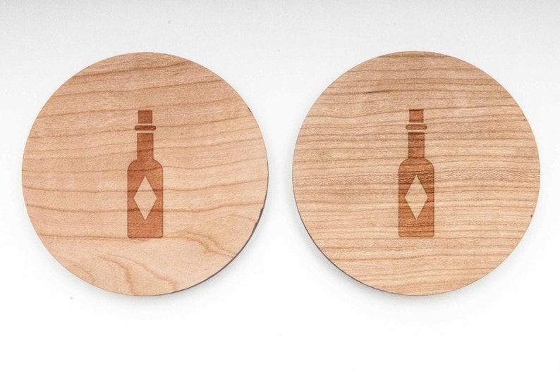 Hotsauce Wood Cufflinks Gift For Him Groomsman Gifts and Personalized Wedding Gifts