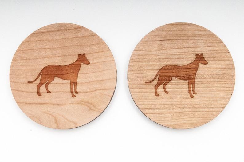 Wedding Gifts Groomsman Gifts and Personalized Whippet Wood Cufflinks Gift For Him