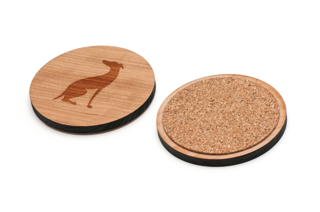 Italian Greyhound Wooden Coasters Set of 4 Gifts for Him Etsy