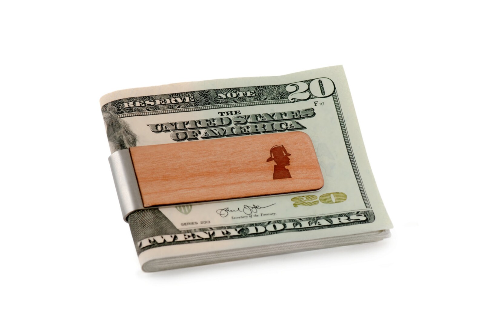 Firefighter Money Clip Personalized Money Clip Custom Money Etsy