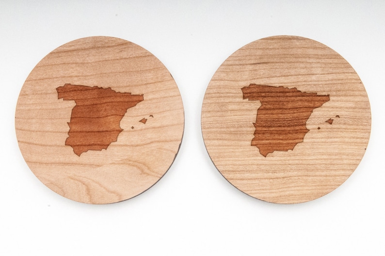 Wedding Gifts and Personalized Groomsman Gifts Spain Wood Cufflinks Gift For Him