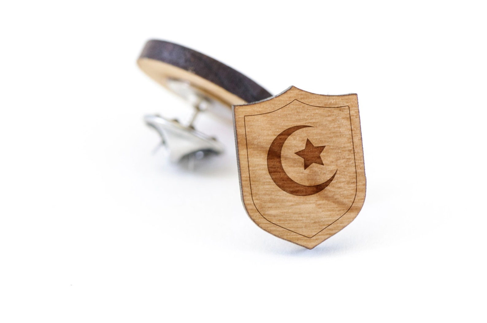 Islam Symbol Lapel Pin Wooden Pin Wooden Lapel Gift For Him Etsy Islam Symbol Lapel Pin Wooden Pin Wooden Lapel Gift For Him Etsy
