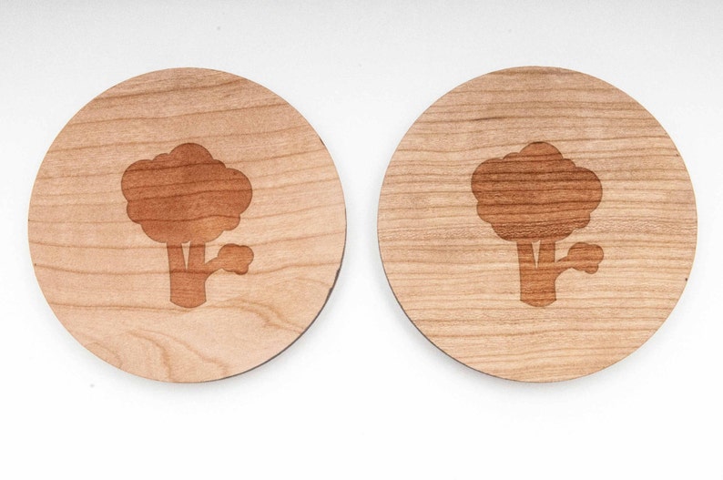 Broccoli Wood Cufflinks Gift For Him and Personalized Wedding Gifts Groomsman Gifts