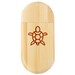Sea Turtle 8gb Bamboo Usb Flash Drive With Rounded Corners Wood Flash ...