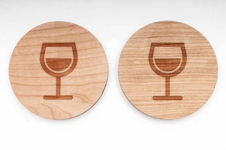 and Personalized Wine Glass Wood Cufflinks Gift For Him Wedding Gifts Groomsman Gifts
