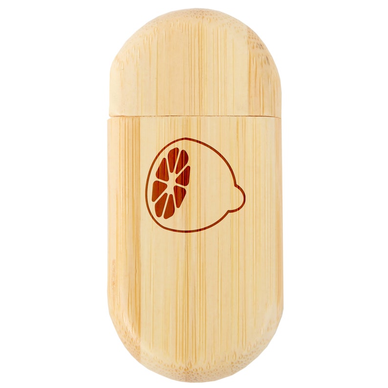 8Gb Usb Gift For All Occasions Lemon 8Gb Bamboo Usb Flash Drive With Rounded Corners Wood Flash Drive With Laser Engraving