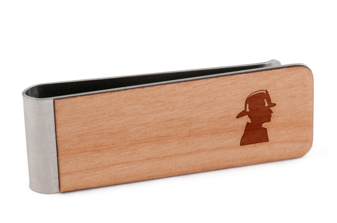 Firefighter Money Clip Personalized Money Clip Custom Money Etsy