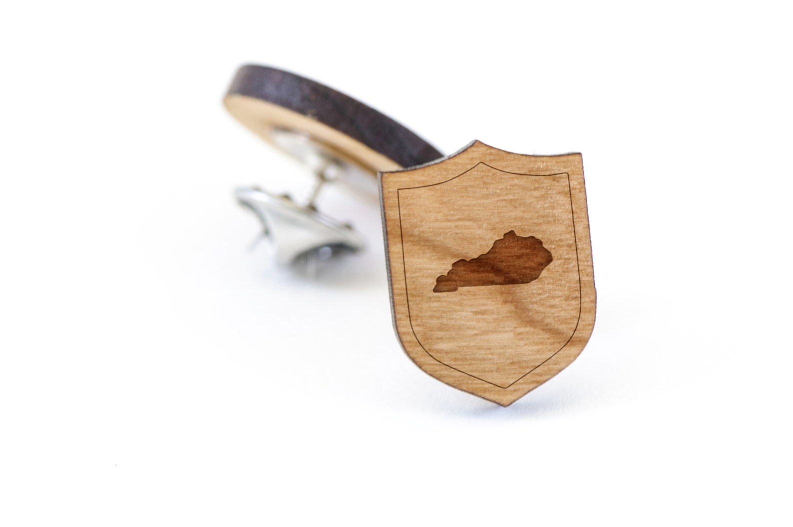 Kentucky Lapel Pin Wooden Pin Wooden Lapel Gift for Him or Etsy