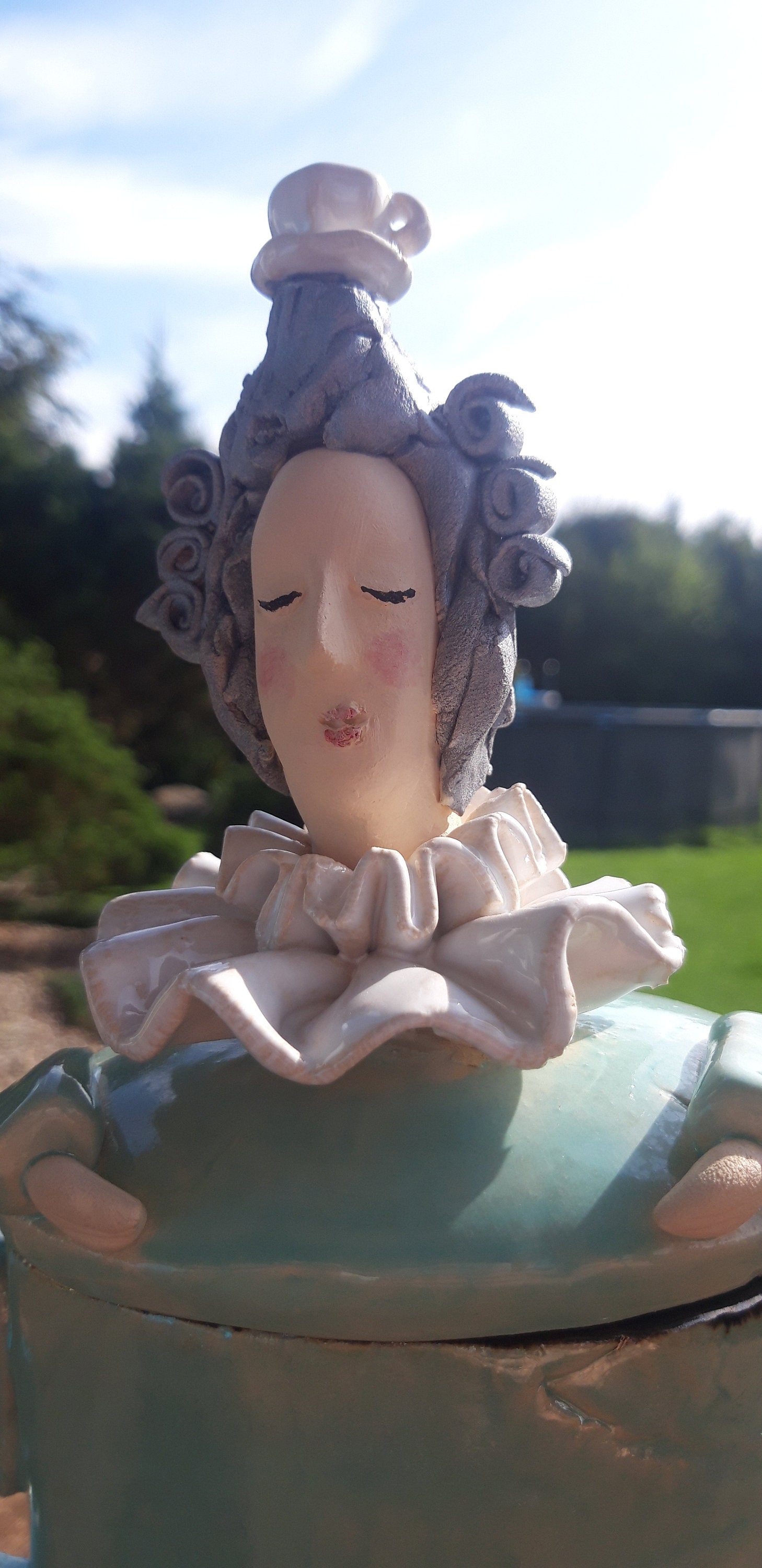 Ceramic Sculpture Ceramic Container Handmade Ceramic Etsy