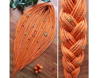 Wooldreads "Pumpkin Party" - braids & accessories included -