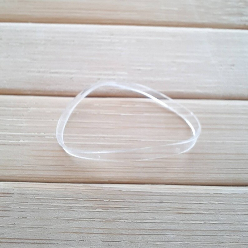 Clear Rubber Bands 50 X Etsy