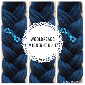 Wooldreads "Midnight Blue" - braids & accessories included -