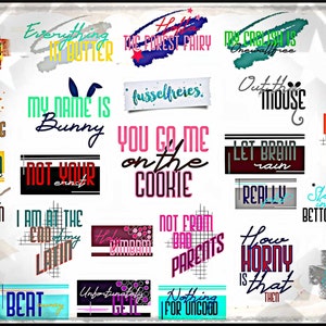 SVG DXF cut file Denglish / Denglisch  by Fusselfreies