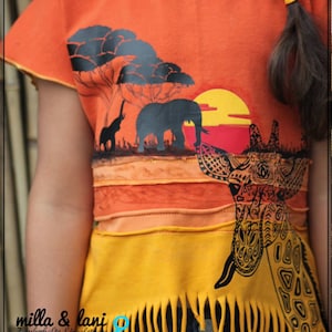 DXF SVG cut file series Wildlife Africa Elephant image 1