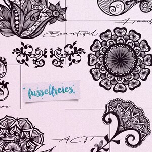 SVD DXF cutting file set Laces Fusselfreies