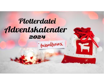 SVG DXF cut file advent calendar svg 20223 christmas svg