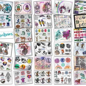 Complete Package 2016-2021 - Mandala Boho Plotter File DXF SVG of Lint-Free