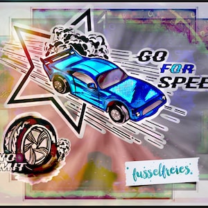 Plotterdatei Speed Racer Vol2 DXF SVG - Rennwagen, Rennauto von Fusselfreies