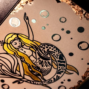 SVG DXF cut file Mermaid Fusselfreies