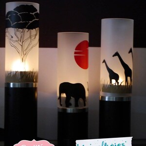 DXF SVG cut file series Wildlife Africa Elephant image 5