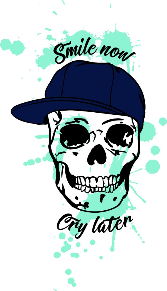 Download Svg Dxf Cut File Skull Boy Svg Skull Svg Cap Svg Fusselfreies Etsy