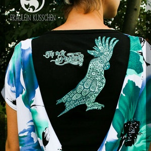 DXF SVG cut file series "Birds Of Paradise" Parrot Cockatoo Feather image 4