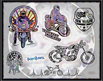 SVG DXF cut file  Motorbike Rides / Motorcyles by Fusselfreies