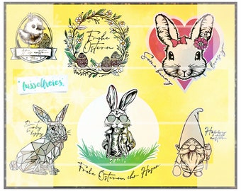 Easter Designs 2023 DXF SVG plotter file plotter template