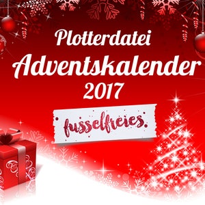 SVG DXF cut file advent calendar svg 2017 christmas svg