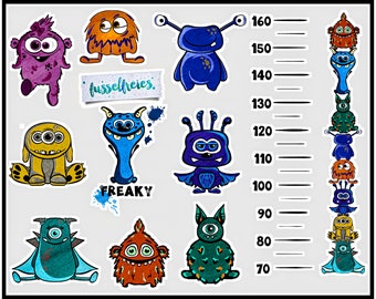 DXF SVG cut file Fussel Monster VOL2 by Fusselfreies