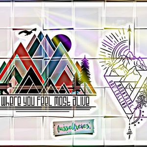 DXF SVG cut file In the mountains Vol4 by Fusselfreies (from advent calendar 2021)