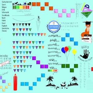 Plotter file Series Kita- und Schulkind Vol2 Lint-free kindergarten Preschool School Child Children