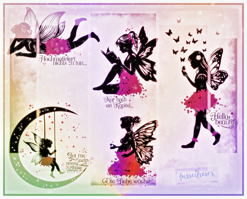 DXF SVG cut file Fairy Tales Vol2 by Fusselfreies image 1