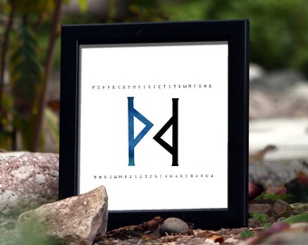 Thurisaz - Runes - Thor - Printable - Runes - Viking - Symbol - Elder Futhark - Norse Art - Pagan - Asatru - The Runes - Divination - Wiccan