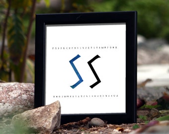Sowilo - Printable - Runes - Viking - Symbol - Elder Futhark - Norse Art - Pagan - Asatru - The Runes - Divination - Wiccan - Wall Art
