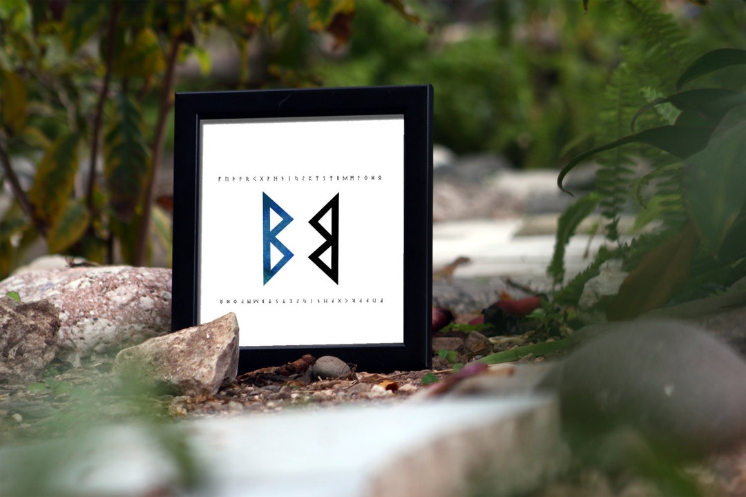 Berkano - Berkana - Runes - Elder Futhark - Printable - Viking - Norse ...