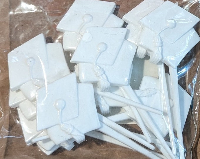 Graduation Cap Cupcake Party Picks (12)