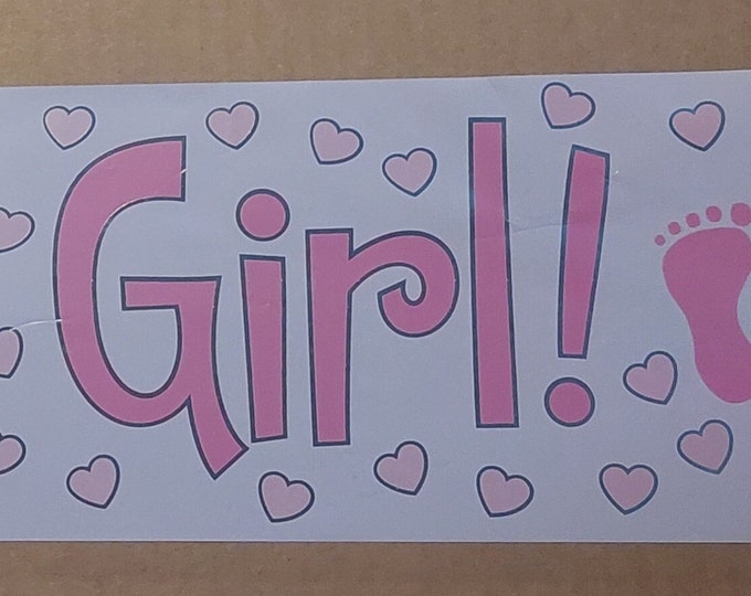 Baby Girl Shower Banner