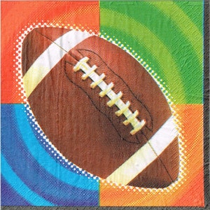Football Beverage Napkins (16)
