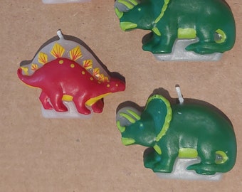 Dinosaur Birthday Party Candles (4)