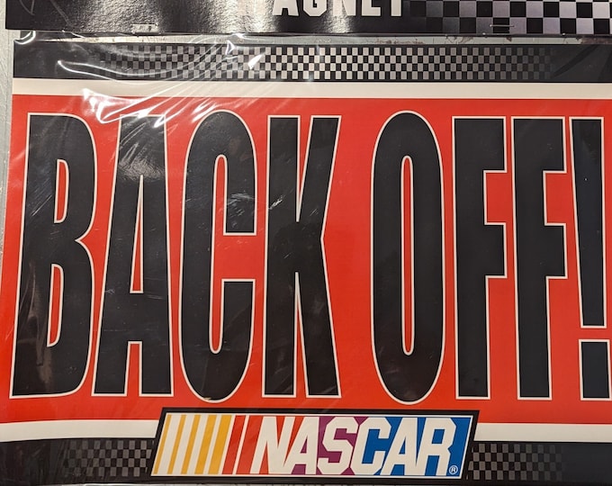 Wilton NASCAR Back Off! Magnet