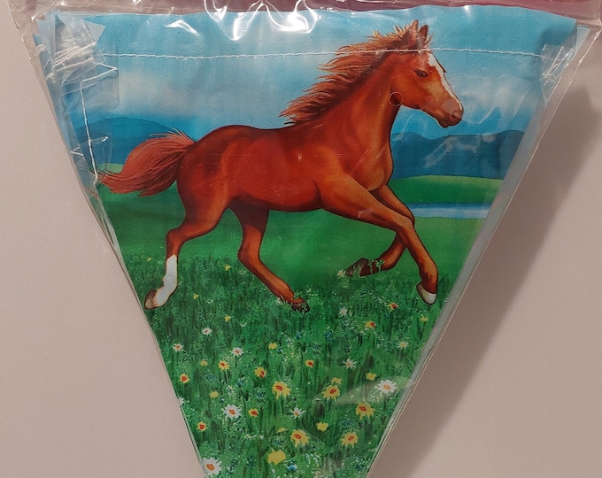 My Horse Party Flag Banner - Pony Party Supplies
