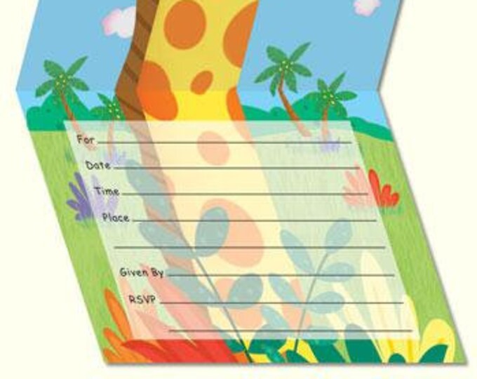 Jungle Buddies Invitations (8)