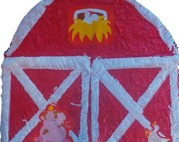 Barn Pull String Pinata